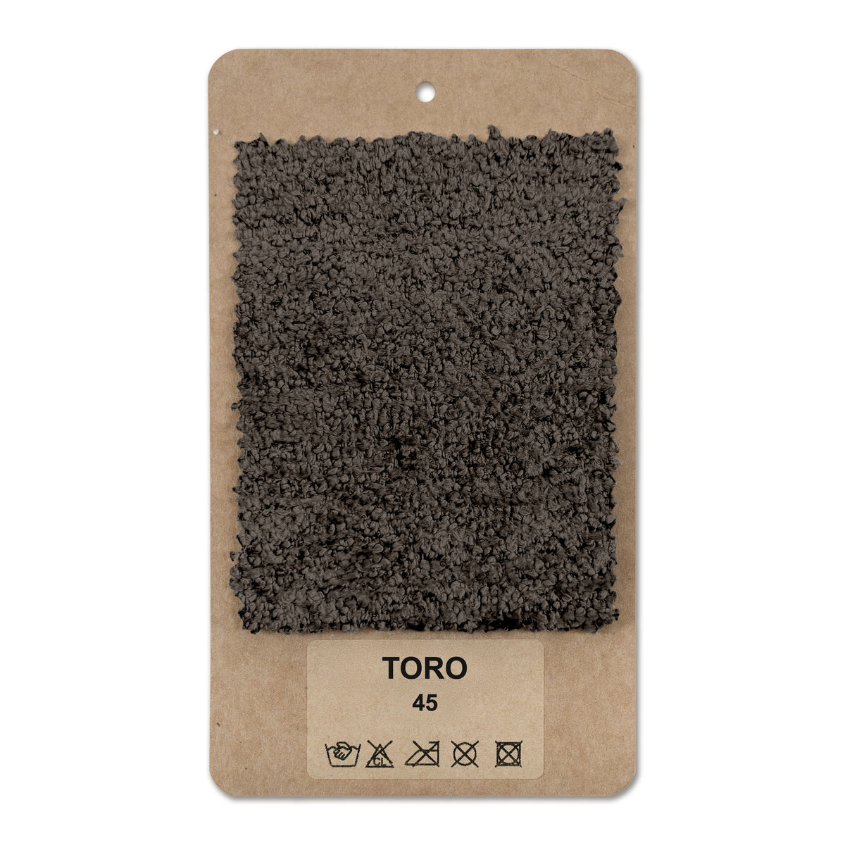 Fabric sample Toro Chocolate Graphite (TORO 45)