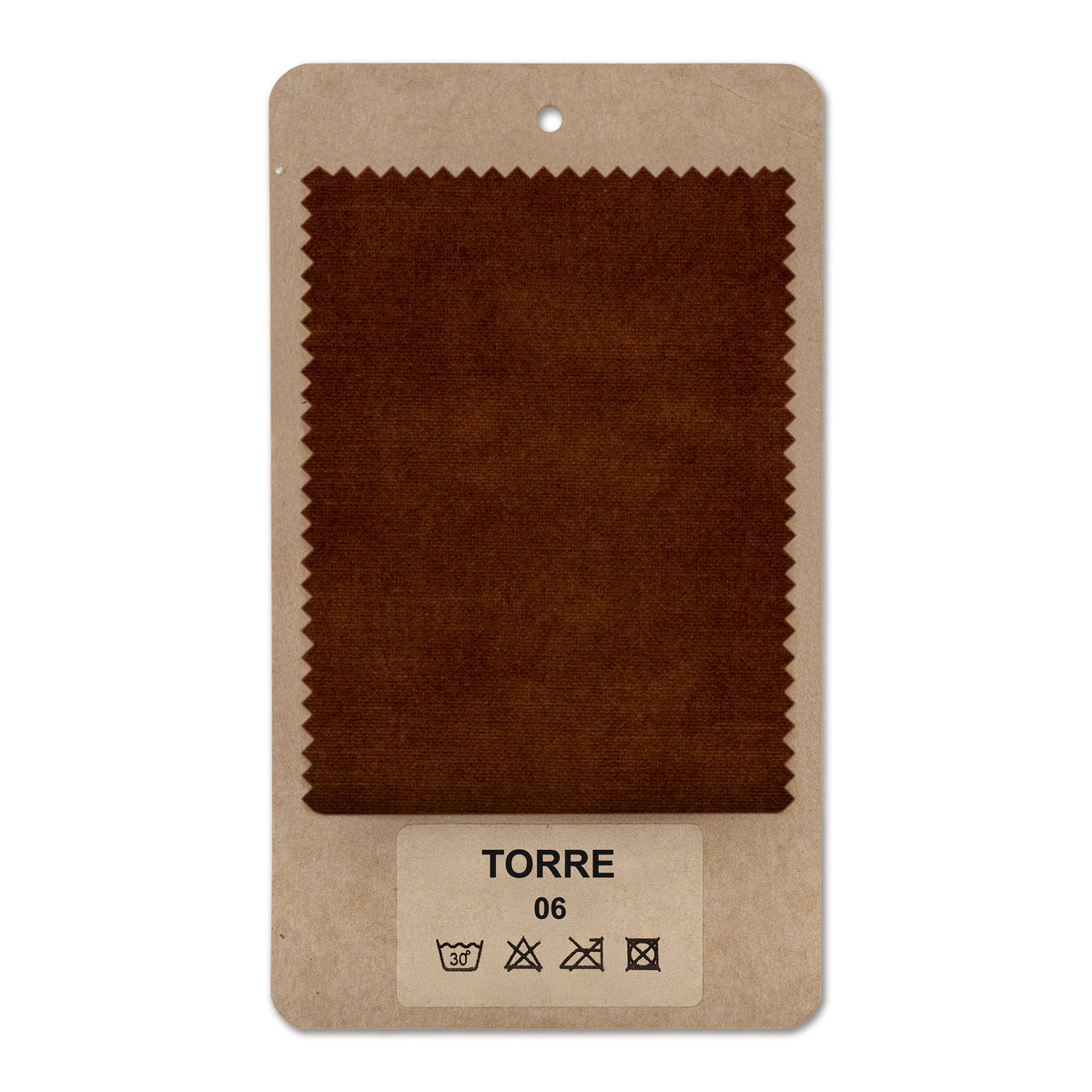 Fabric sample TORRE Mahogany Shadow (TORRE 06)
