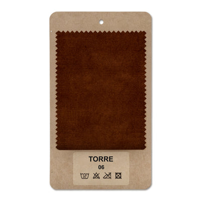 Échantillon de tissu TORRE Ombre acajou (TORRE 06)