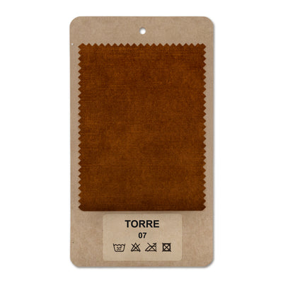 Échantillon de tissu TORRE Ébène cannelle (TORRE 07)