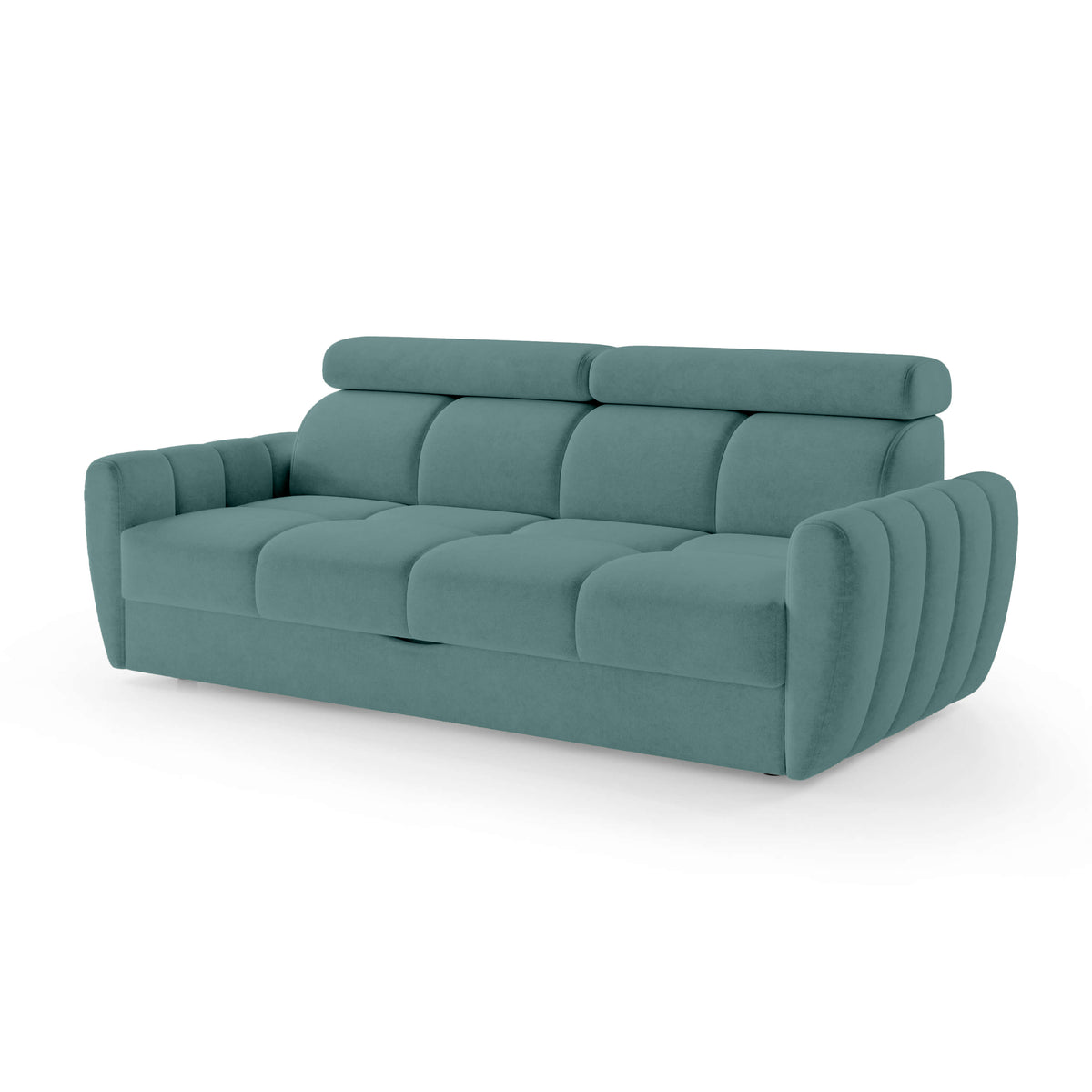 Franec 3 Seater Sofa Bed 227 cm, Minimalist Style – Sea Breeze (CLOUD 72)