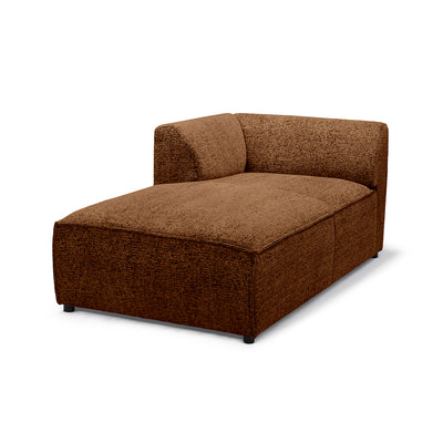 BRICK Modular Sofa Module L Left – Walnut Matte (BELLA 40)