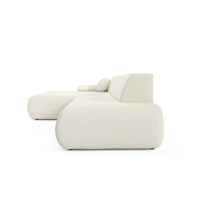Puentro 4 Seater Corner Sofa Bed, Minimalist Style – side view