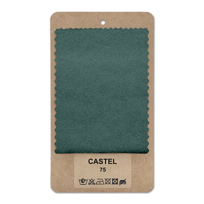 Échantillon de tissu CASTEL Turquoise Forestier (CASTEL 75)