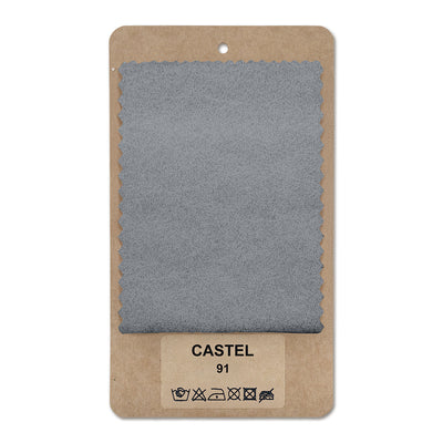 Échantillon de tissu CASTEL Bleu-Gris Mat (CASTEL 91)