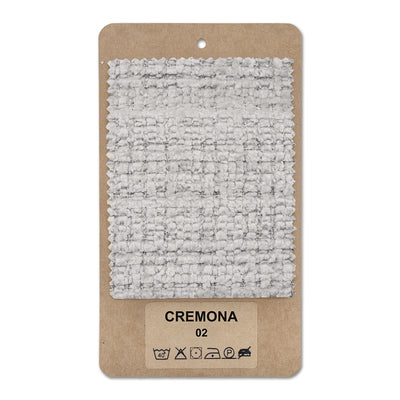 Échantillon de tissu CREMONA Cendre lin (CREMONA 02)