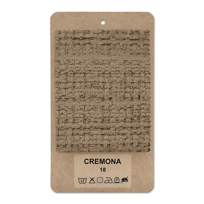 Échantillon de tissu CREMONA Mat noisette (CREMONA 18)