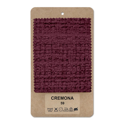 Échantillon de tissu CREMONA Cendre rubis (CREMONA 59)
