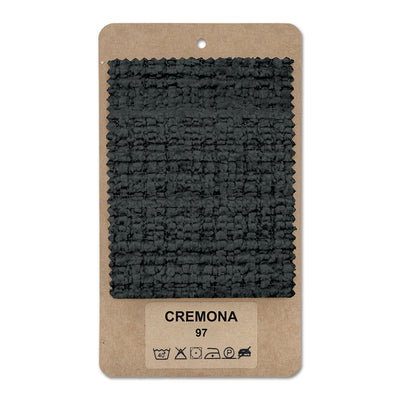 Échantillon de tissu CREMONA Mat charbon (CREMONA 97)