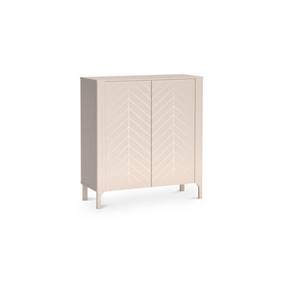 Commode EKLIPSO 103x95 avec façade à deux portes de style moderne, couleur cachemire - photo principale | Pillovely