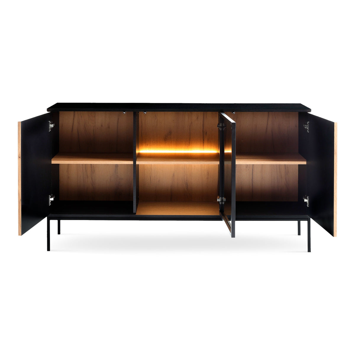 Lampy Sideboard with Doors 154x83, Loft Style – photo 4