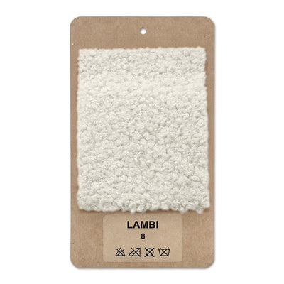 Échantillon de tissu LAMBI Ivoire poudré (LAMBI 08)
