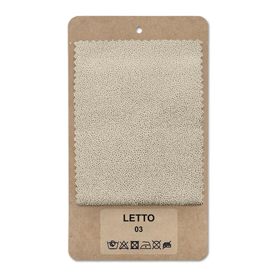 Échantillon de tissu LETTO Beige crème (LETTO 03)