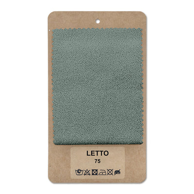 Échantillon de tissu LETTO Acier vert (LETTO 75)