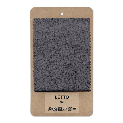 Échantillon de tissu LETTO Ébène cendré (LETTO 97)