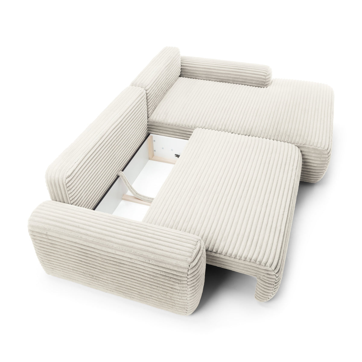 Dori Corner Sofa Bed with Storage 125x200, Modern Style – photo 5