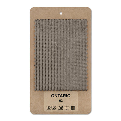 Échantillon de tissu ONTARIO Taupe noyer (ONTARIO 03)