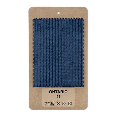 Échantillon de tissu ONTARIO Ombre bleu marine (ONTARIO 26)