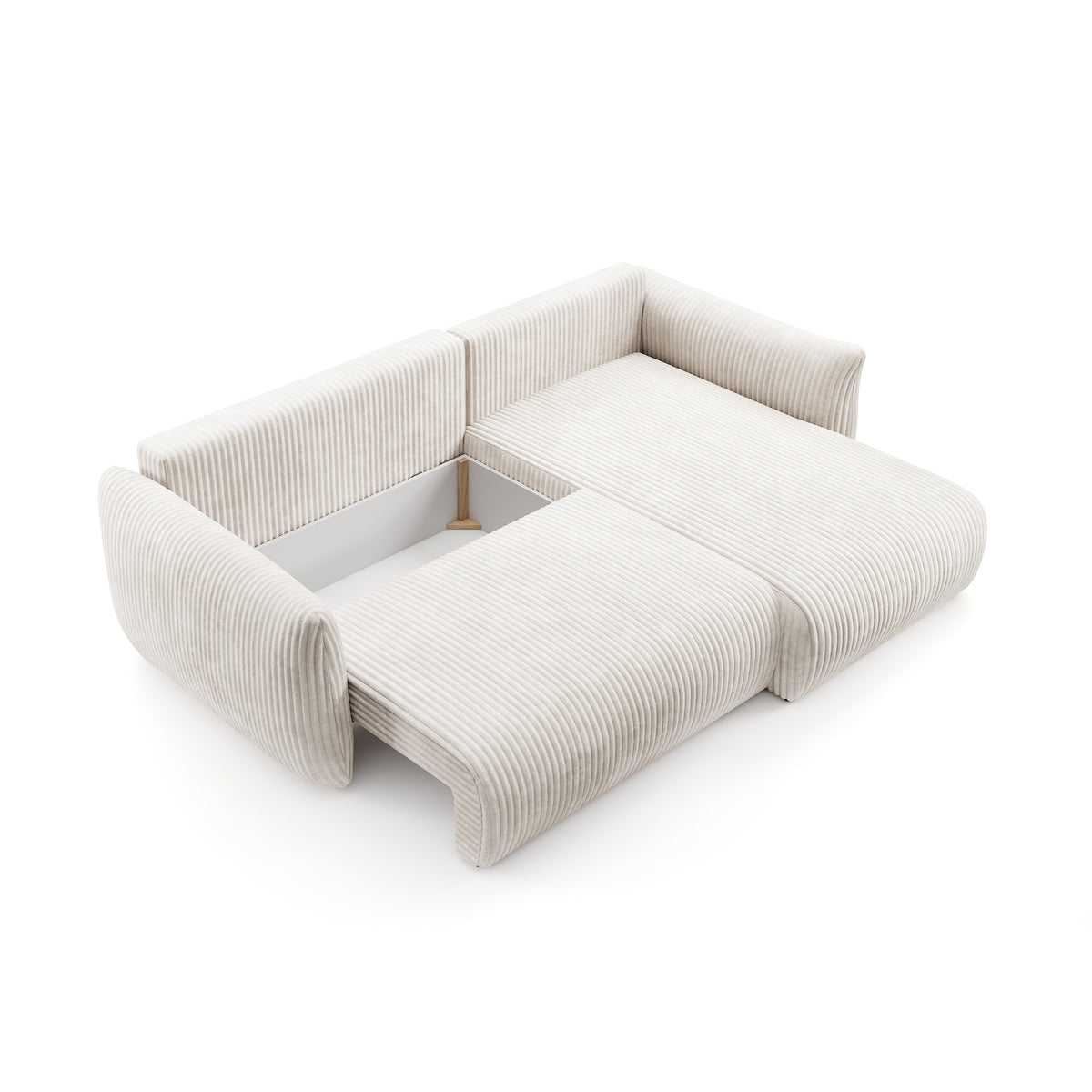 Alloro Corner Sofa Bed 257 cm, Modern Style – photo 30