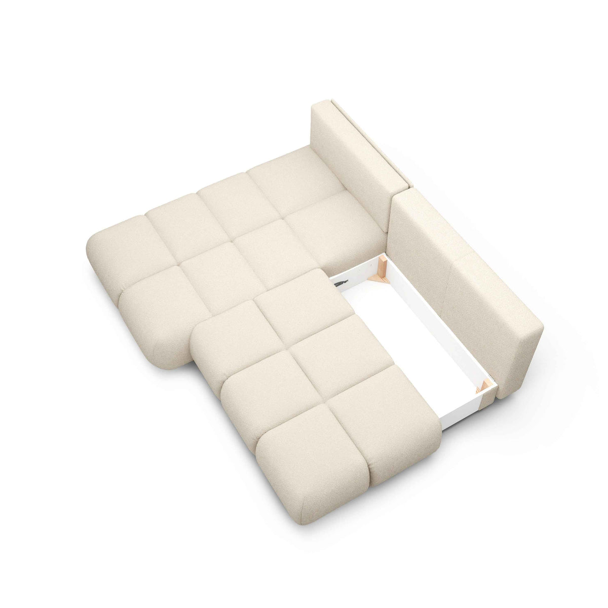 Milorya Corner Sofa Bed DL 230 cm, Modern Style – photo 5