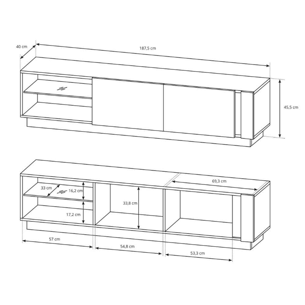 Armelia TV Unit 188x46, Glamour Style – photo 5