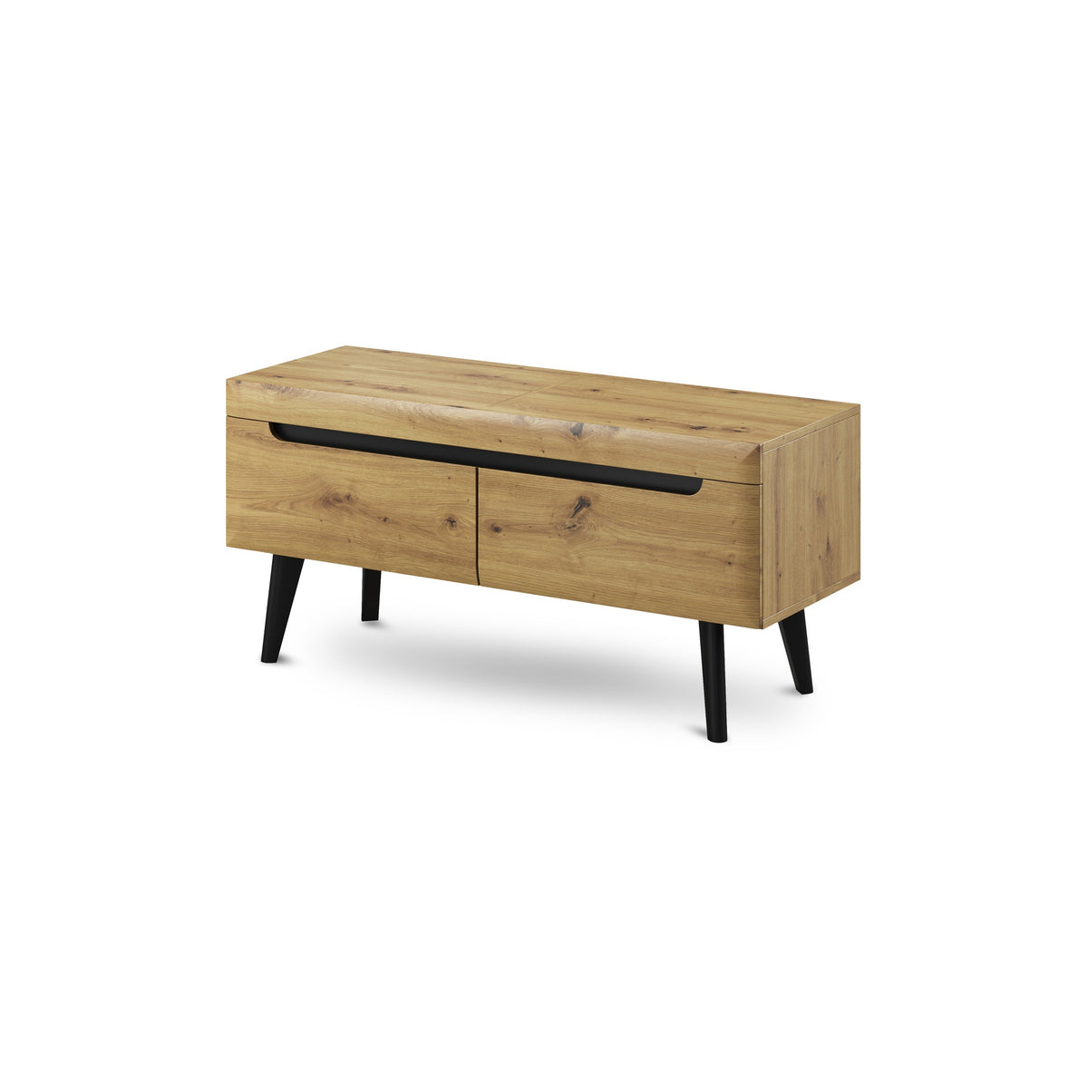 Trava TV Unit 107x50, Scandinavian Style – Artisan Oak