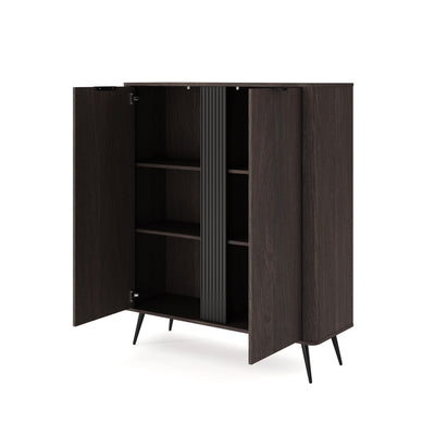 Velia Tall 2-door Sideboard 113x134, Soft Loft Style