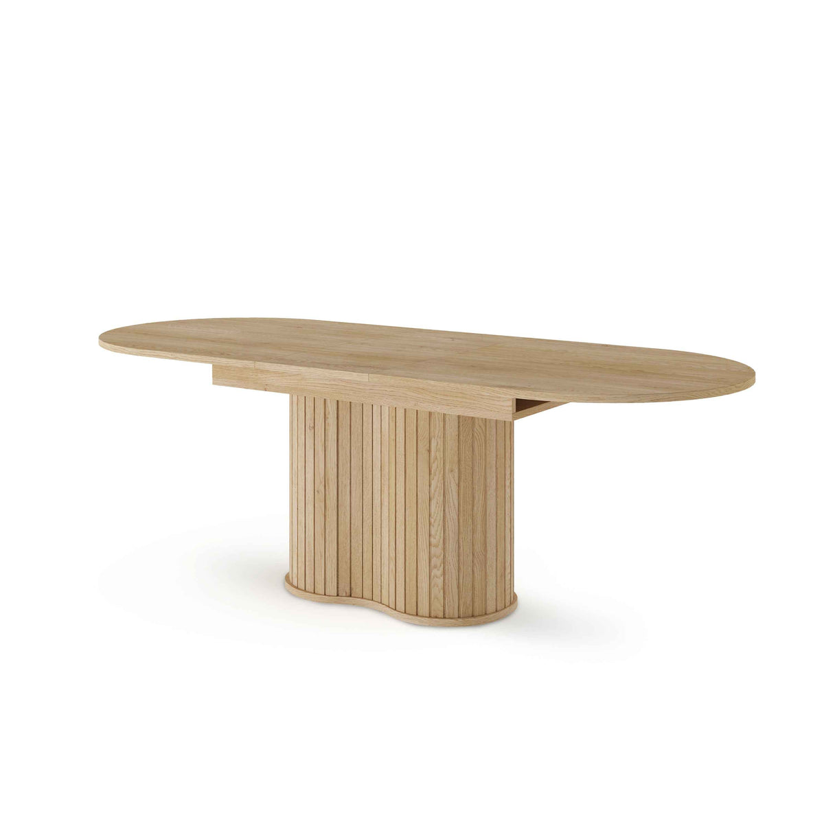 Llovia Extendable Dining Table 180–220x76 cm, Modern Style – angled view