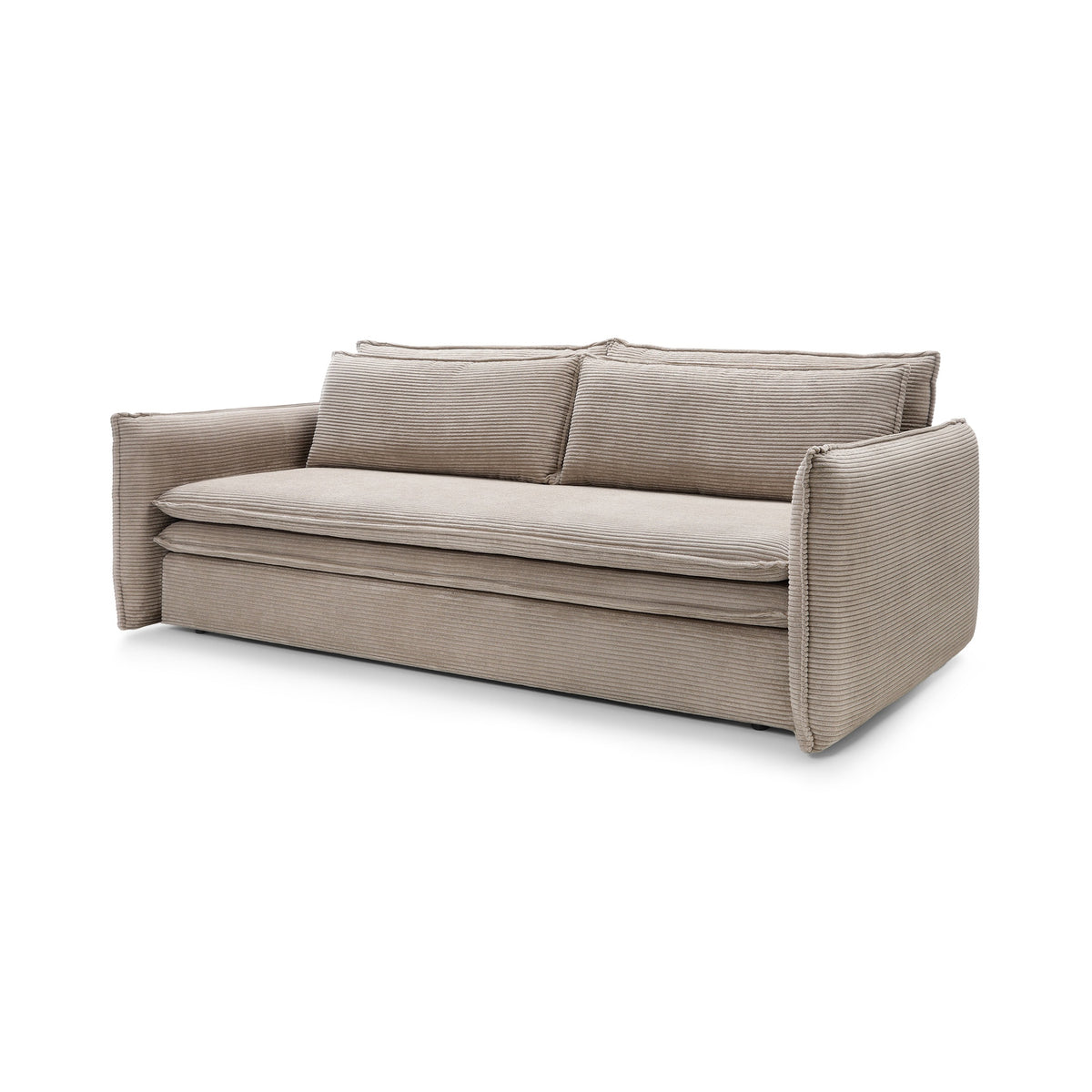 Lily Corduroy Sofa Bed 140x200 with Storage