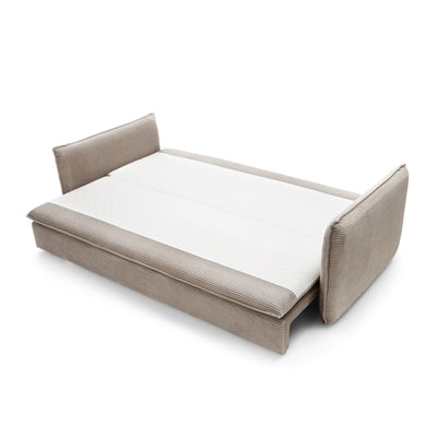 Lily Corduroy Sofa Bed 140x200 with Storage