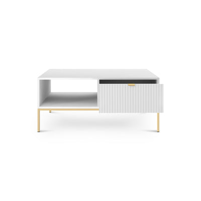 Roza Coffee Table 104x46 cm with Drawer, Modern Style – photo 11