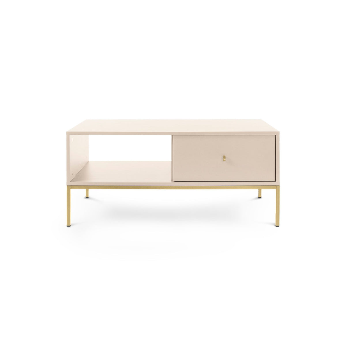Kviat Coffee Table 104x47 cm with Drawer, Modern Classic Style – photo 3