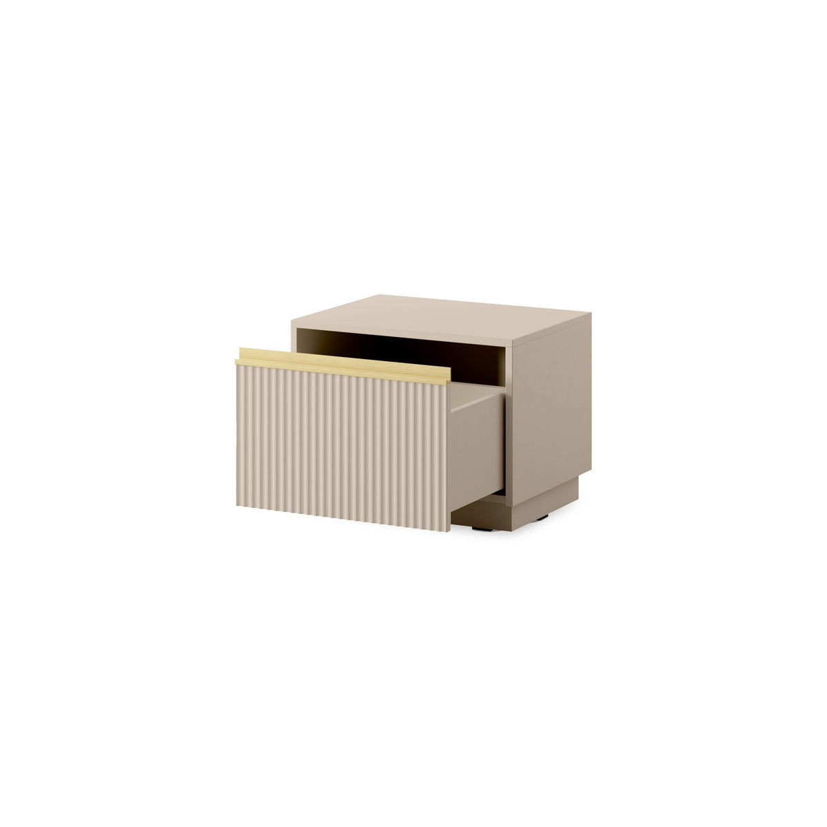 Westa Bedside Table 54x42 cm, Glamour Style – photo 3