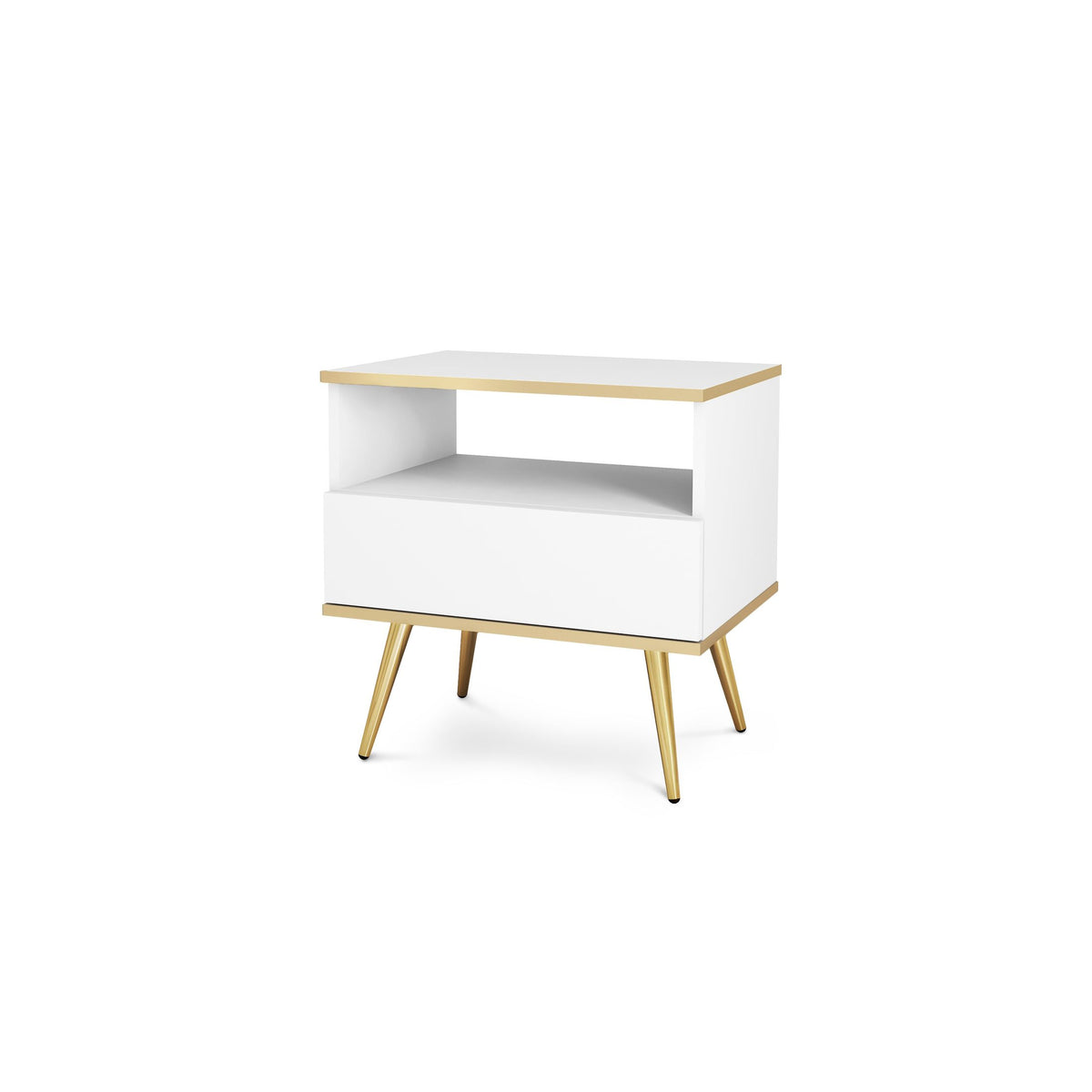 Meva Bedside Table 54x59 cm, Modern Classic Style – photo 8