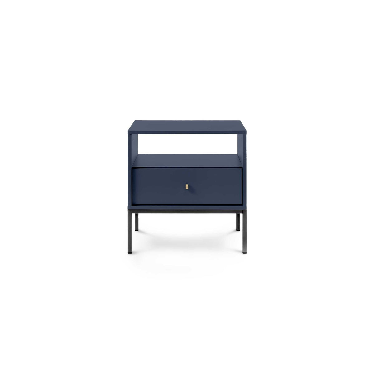 Kviat Bedside Table with Drawer 54x57 cm, Modern Classic Style – photo 12