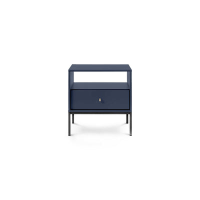 Kviat Bedside Table with Drawer 54x57 cm, Modern Classic Style – photo 12