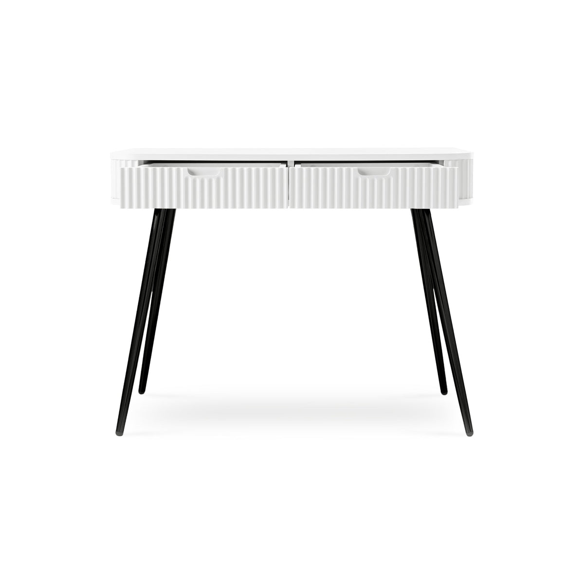 Eva Dressing Table with 2 Drawers 103x80 cm, Modern Style – photo 11