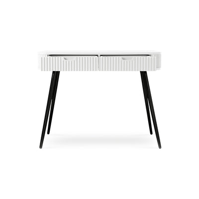 Eva Dressing Table with 2 Drawers 103x80 cm, Modern Style – photo 11