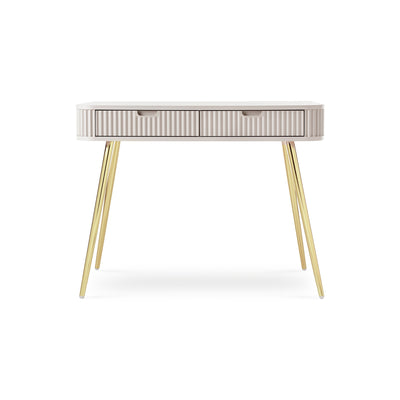 Eva Dressing Table with 2 Drawers 103x80 cm, Modern Style – photo 7