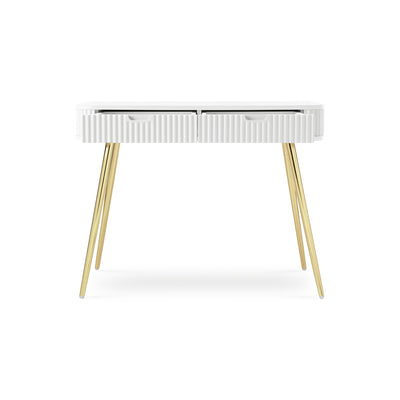 Eva Dressing Table with 2 Drawers 103x80 cm, Modern Style – photo 14