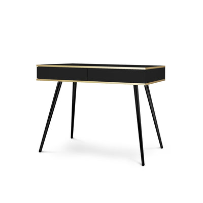 Meva Dressing Table 102x80 cm, Modern Classic Style – Black