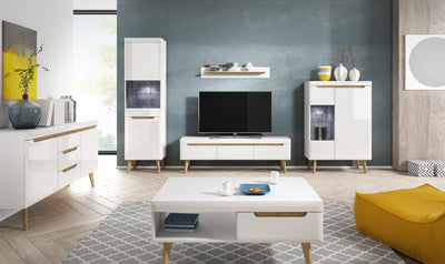 Trava Sideboard with Drawers and Cabinets 160x83, Scandinavian Style – photo 4