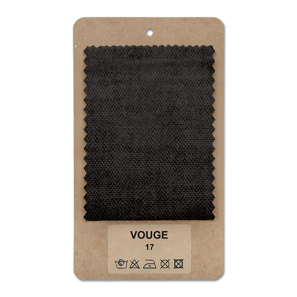 Fabric sample VOUGE Dark Onyx (VOUGE 17)