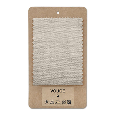 Échantillon de tissu VOUGE Sépia Lin (VOUGE 02)