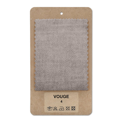 Échantillon de tissu VOUGE Duvet Cendré (VOUGE 04)