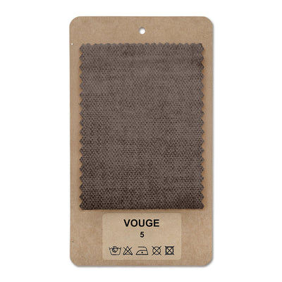 Échantillon de tissu VOUGE Graphite Noisette (VOUGE 05)
