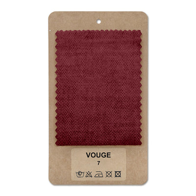 Échantillon de tissu VOUGE Rubis Mat (VOUGE 07)