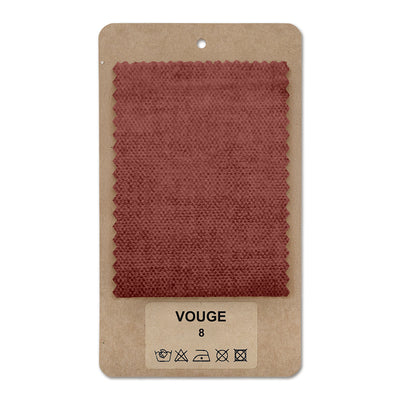 Échantillon de tissu VOUGE Profondeur Brique (VOUGE 08)