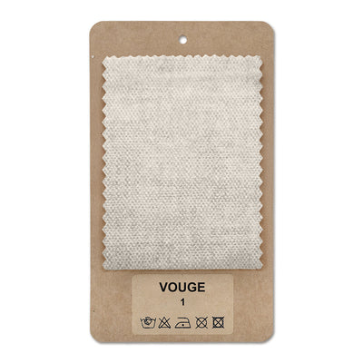 Échantillon de tissu VOUGE Crème Porcelaine (VOUGE 01)