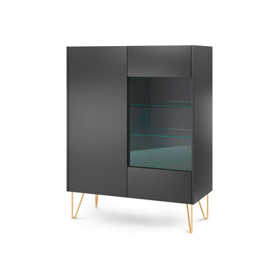 Ballada Glass Display Cabinet 97x122 cm, Glamour Style – main photo | Pillovely